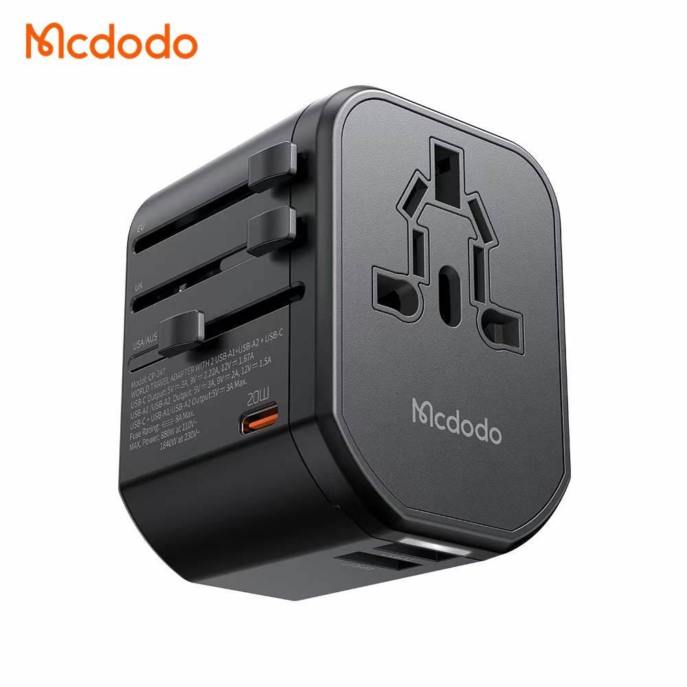 Mcdodo CP-3471 PD 20W Fast Charging Universal Travel Adapter
